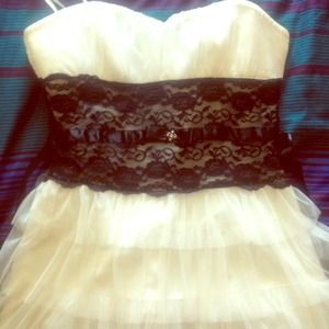 Black and white party dress!