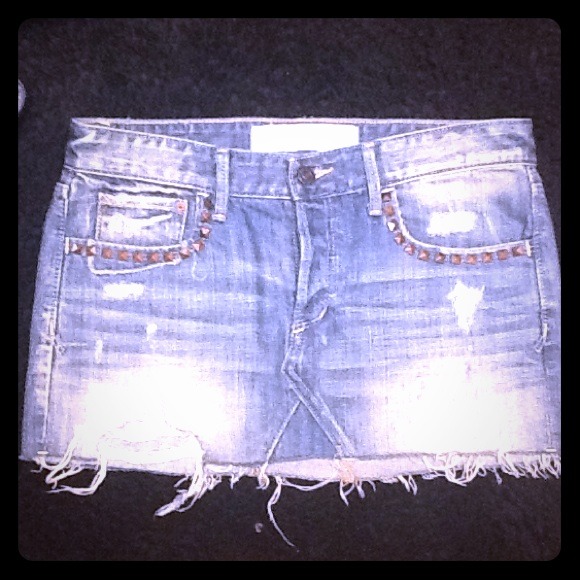 AF jean skirt