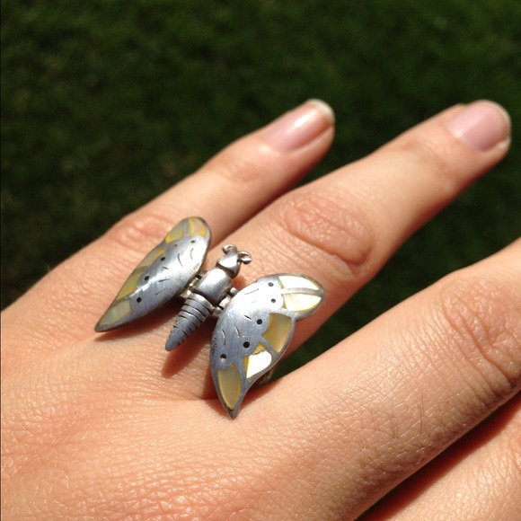 Sterling Silver butterfly ring