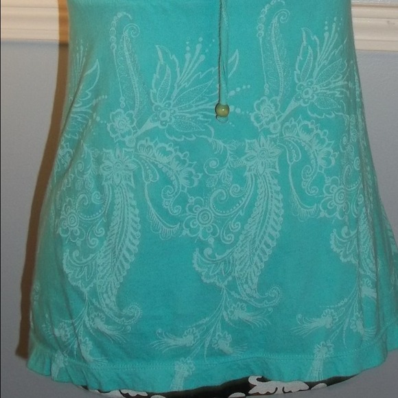 Turquoise Halter top - Picture 3 of 4