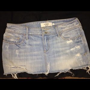 Abercrombie and Fitch jean mini skirt