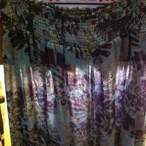 Super cute Cabi skirt OR halter dress