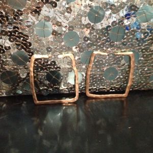 🎀Gold square earrings