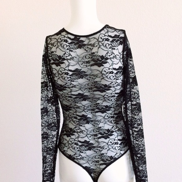❌SOLD❌🎉HOST PICK🎉BLACK BODYSUIT NWOT - Picture 3 of 4