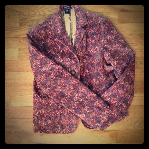Floral blazer