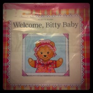 NIB American girl bitty baby outfit and book