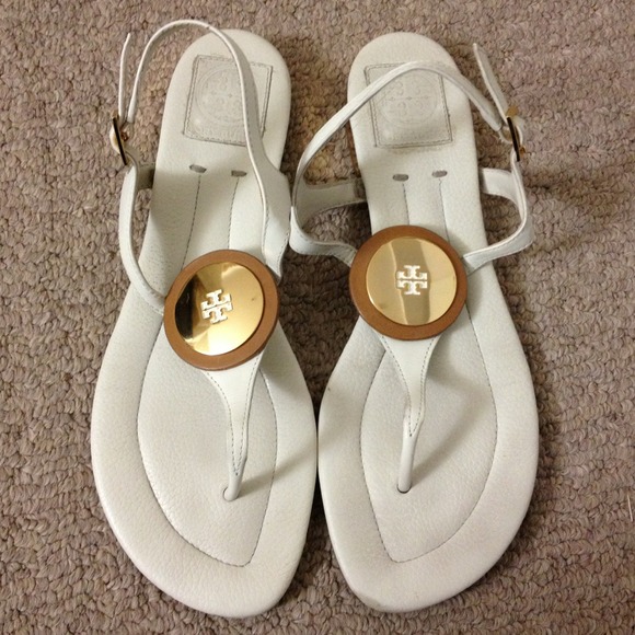 Tory Burch Cream Sandals