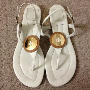 Tory Burch Cream Sandals