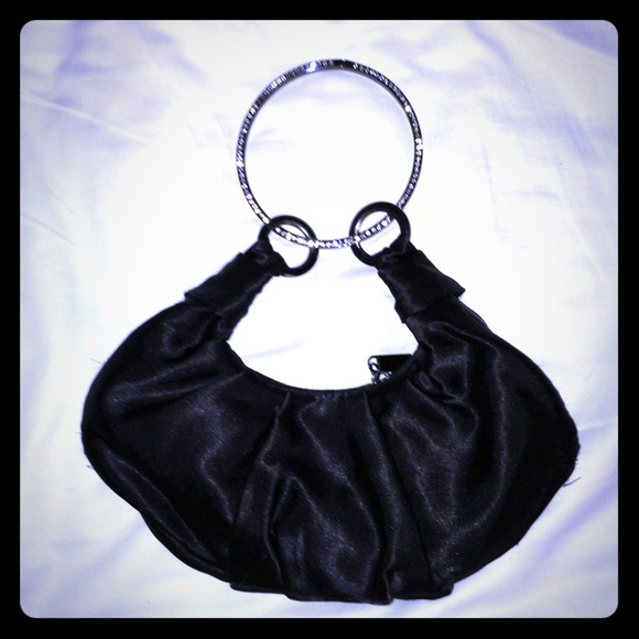 ❌bundled❌Small black shiny handbag