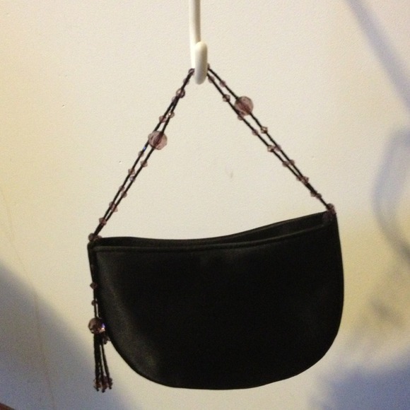 Adorable bead embellished mini purse