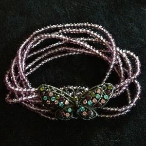 Stretchy butterfly bracelet