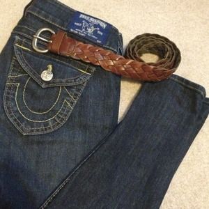AE Brown Braided Belt