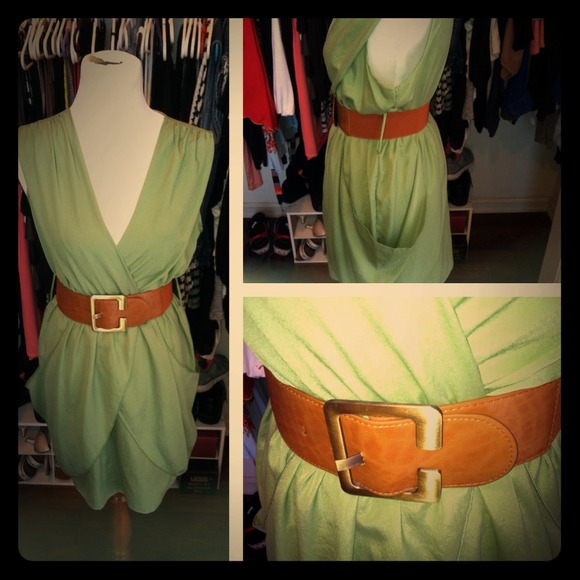 Summer spring dress w belt