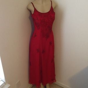 Beaded  maxi dress!!