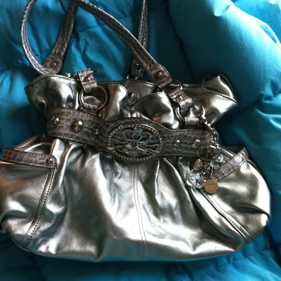 Silver handbag