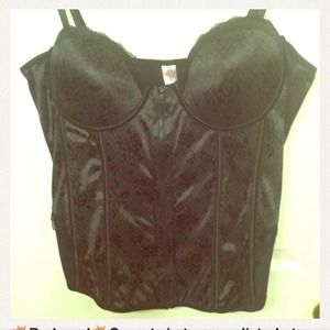 Bundle  zip up corsette and purse