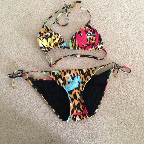 Joyrich  Other - Joyrich animal print logo bikini