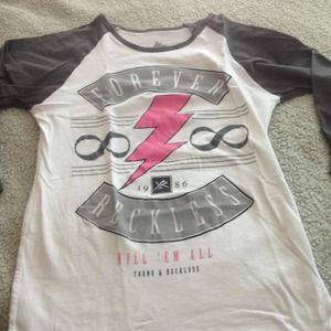 Young and reckless baseball T