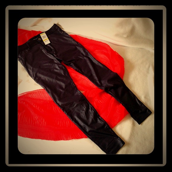 Sold Faux Leather Leggings