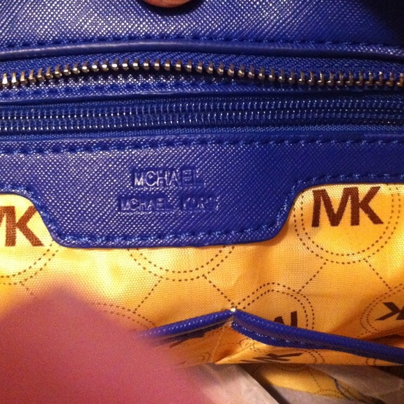 Blue handbag - Picture 3 of 4