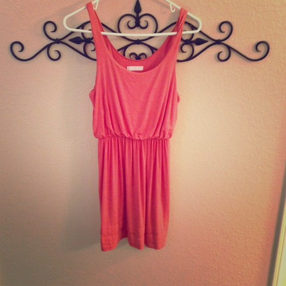Peach dress