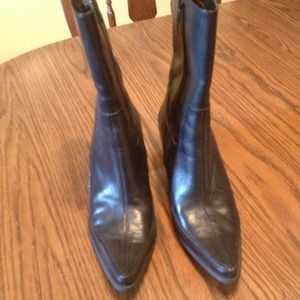 Genuine Leather Black Boots