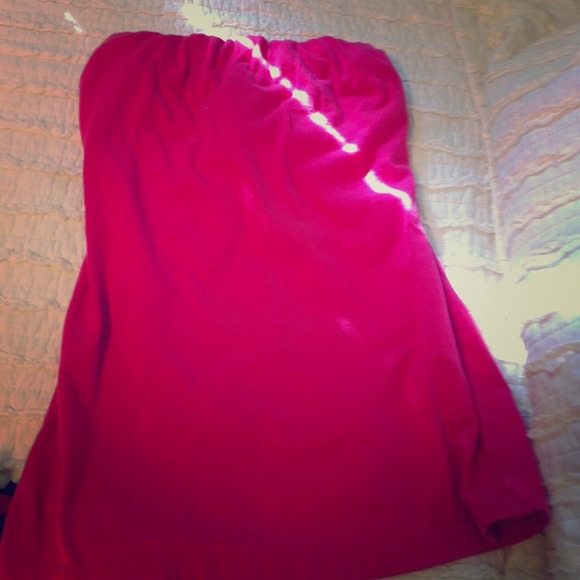 Rue 21 strapless pink top size M - Picture 1 of 1