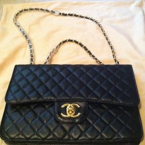 Black Quilted Bag