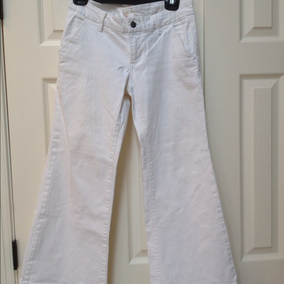 Perfect White Low Rise Denim Pants