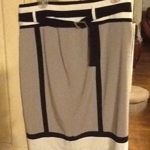 Color block skirt
