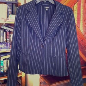Pinstriped blazer jacket