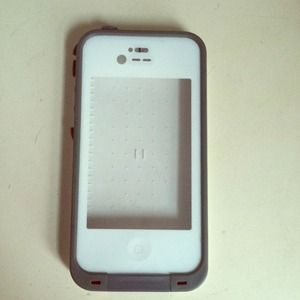 White LifeProof case