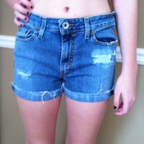 High waisted shorts