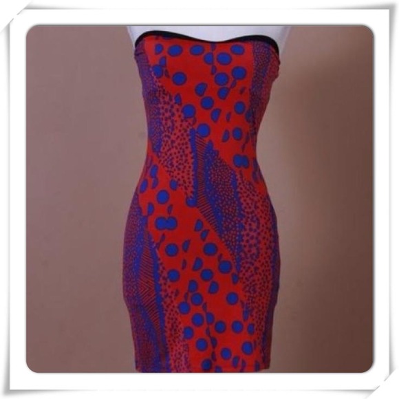 Clearance! Multi Print Tube Dress