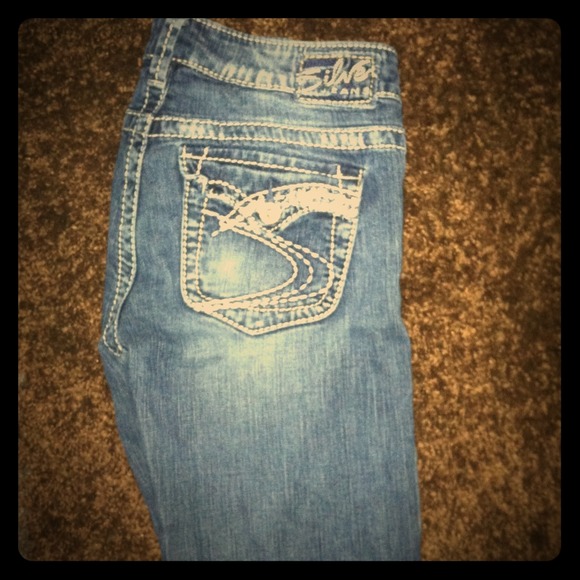 Size 27 silver jeans