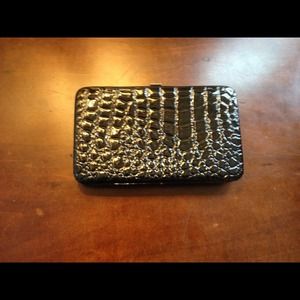 🔥Last chance🔥Hard Black. Wallet with Hot Pink