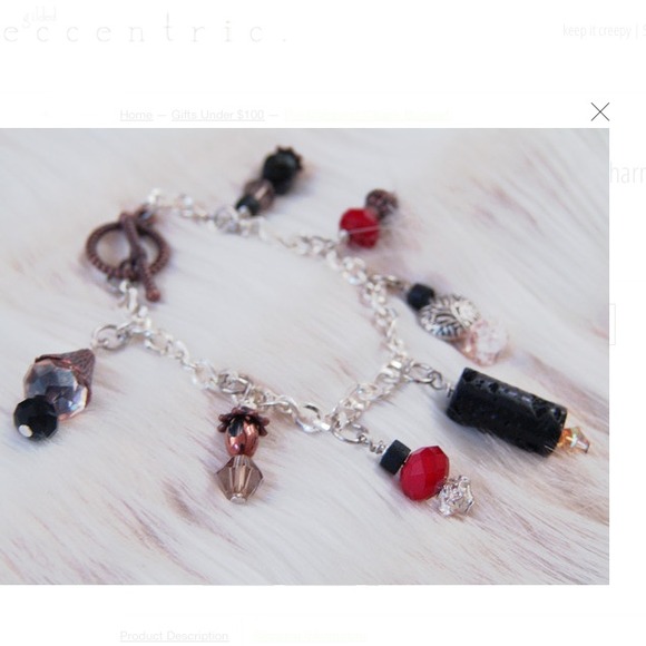 The Marquess Charm Bracelet - Gilded Garnish FW13