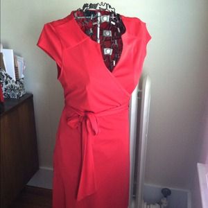 Red Wrap Dress