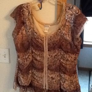 Top, and black an white, dress