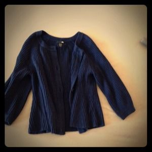 Versatile dark blue cardigan size small