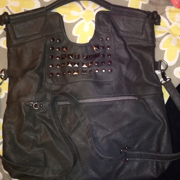 💢ON HOLD💢Charcoal Grey Purse/Satchel