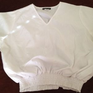 Cute White Scrub Top