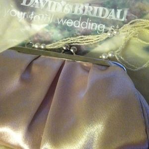 David's Bridal like new small purse