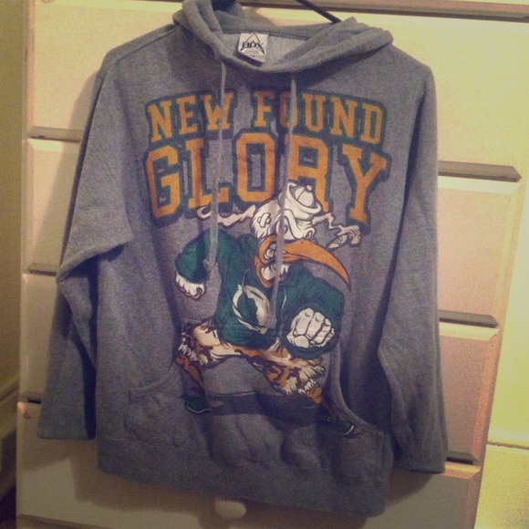 Reduced! Gray New Found Glory Sweatshirt