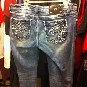Miss Me jeans. Size 31. Cute! Hardly Worn!