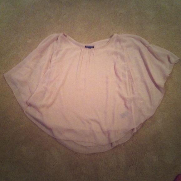 Pink sheer Express top