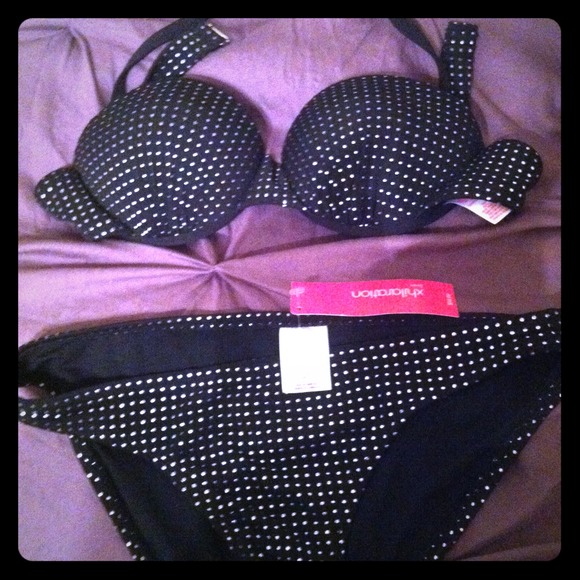 Small black Xhilaration bikini NWOT!!