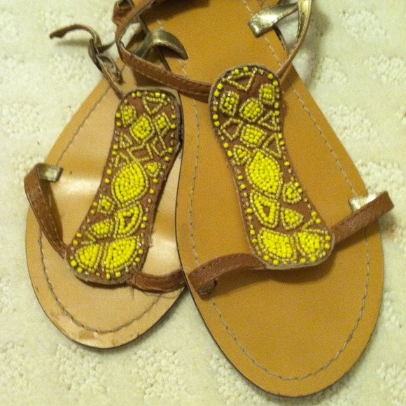 Beaded sandals