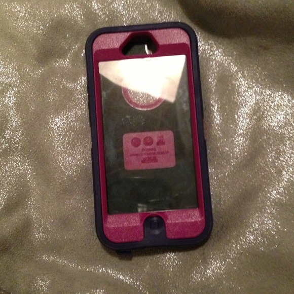 💜💟Pink & Purple Otterbox iPhone 5💟💜
