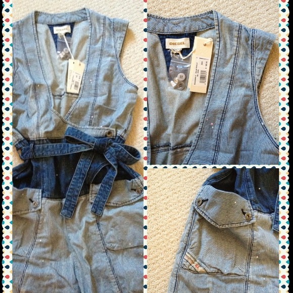 Diesel jumpsuit shorts